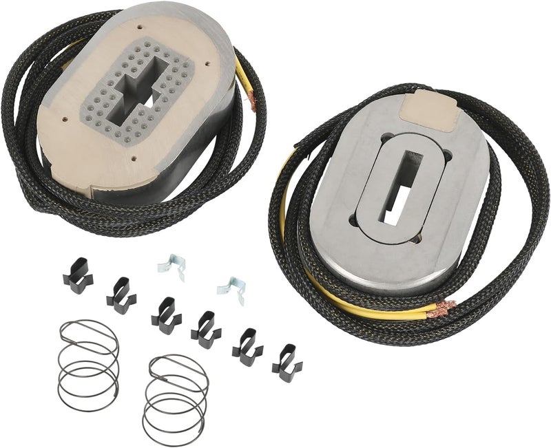 RALZAOTO 12-1/4" Electric Trailer Brake Magnet Kit Fits 10,000 lbs Axles for 12-1/4''x3-3/8'' Electric Brakes Assembly with Retainer Clips and Coil Springs - Image 1